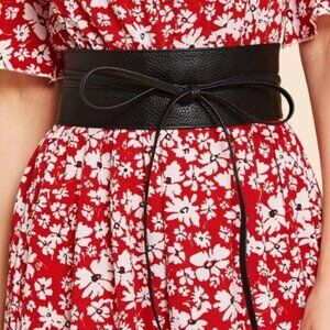 Self-tie wrap belt